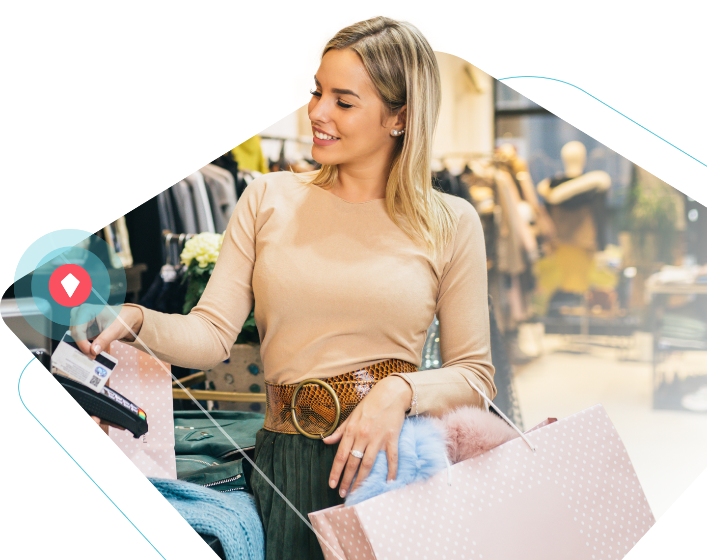 Appriss Retail Engage Woman shopping in store